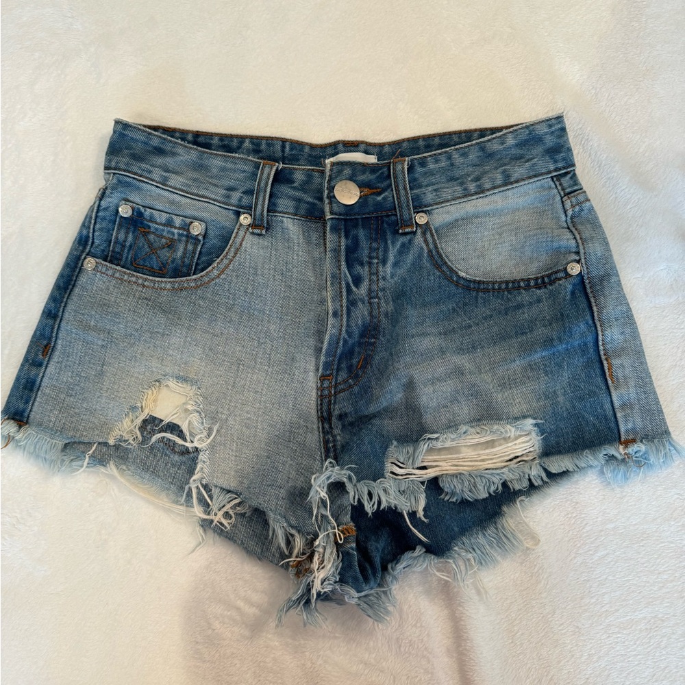 Size 24 Superdown Jean shorts